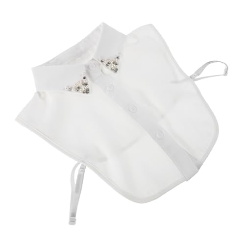 Tofficu Damen Abnehmbarer Fake Kragen Chiffon Leichter Atmungsaktiver Kragen für Sommermode Handgefertigter Blusenkragen für Formelle und Lässige Outfits Pflegeleicht und Vielseitig Tofficu Damen Abnehmbarer Fake Kragen Chiffon Leichter Atmungsaktiver Kragen für Sommermode Handgefertigter Blusenkragen für Formelle und Lässige Outfits Pflegeleicht und Vielseitig von Tofficu