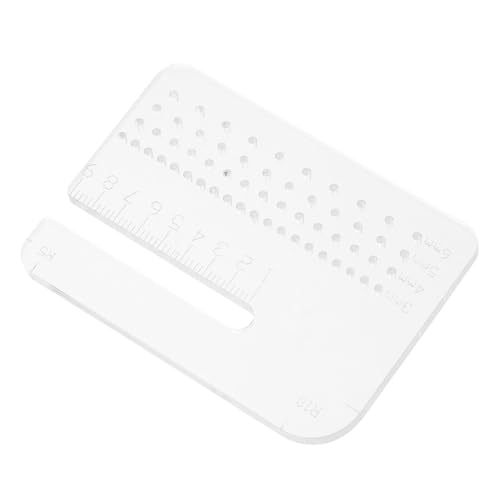 Tofficu Dicke Multifunktionale Rundkantenlehre aus Transparentem Lederlocher und Prickwerkzeug Effizientes DIY Lederhandwerk Zubehör für Gürtel Taschen Bastelprojekte Tofficu Dicke Multifunktionale Rundkantenlehre aus Transparentem Lederlocher und Prickwerkzeug Effizientes DIY Lederhandwerk Zubehör für Gürtel Taschen Bastelprojekte von Tofficu