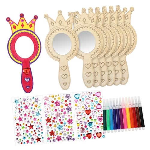 Tofficu Diy Holzspiegeln für Wasserbasierten Farben und Aufkleber Diamanten Bastelset für Mädchen als Mitgebsel für Kindergeburtstage Tofficu Diy Holzspiegeln für Wasserbasierten Farben und Aufkleber Diamanten Bastelset für Mädchen als Mitgebsel für Kindergeburtstage von Tofficu