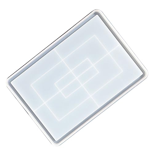 Tofficu Diy Silikonformen für Ablageschalen Rechteckige Gießformen für Epoxidharz für Handwerksprojekte Anfänger und Profis Einfach zu Entformen Glatte Oberfläche Vielseitig Einsetzbar von Tofficu