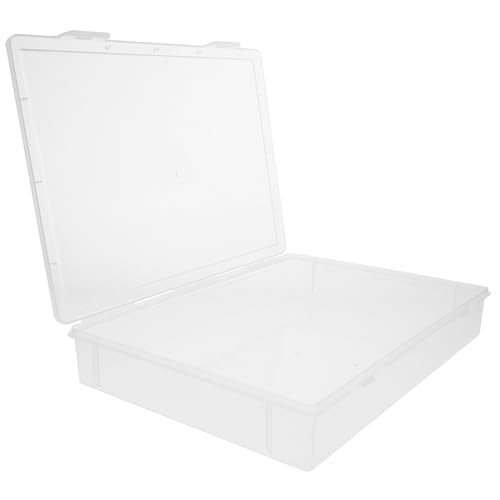 Tofficu Dokumenten Aufbewahrungsbox aus Robustem PP Flaches Design Transparenter Kunststoff Tragbarer Projekt und Aktenordner für Büro und Studium Praktische Dateiablage für Dokumente Tofficu Dokumenten Aufbewahrungsbox aus Robustem PP Flaches Design Transparenter Kunststoff Tragbarer Projekt und Aktenordner für Büro und Studium Praktische Dateiablage für Dokumente von Tofficu