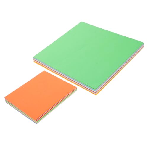 Tofficu Doppelseitiges Origami Papier Buntes Quadratisches Faltpapier für Vielseitig Verwendbar für DIY Bastelprojekte Kindergarten Kreative Handarbeit Einfache Handhabung von Tofficu