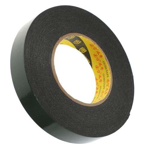 Tofficu Doppelseitiges Selbstklebendes Montageband Schwarz Starkes Schaumstoff klebeband für DIY Dekoration Bilderrahmen Poster Vielseitiges Klebeband für Haushalt und Handwerk von Tofficu