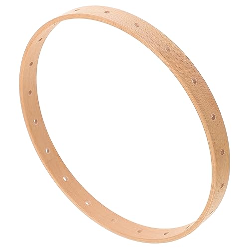 Tofficu Dreamcatcher Webrahmen aus Holz Runder Bastelring zum Knüpfen und Dekorieren DIY Wandpendant für Kreative Geschenkidee für und Familie von Tofficu
