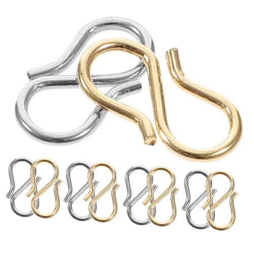 Tofficu Edelstahl S verschluss Farben Schmuckverbinder für DIY Armbänder Halsketten Langlebig Rostfrei Kratzfest Dekorativ Leicht Tragbar Tofficu Edelstahl S verschluss Farben Schmuckverbinder für DIY Armbänder Halsketten Langlebig Rostfrei Kratzfest Dekorativ Leicht Tragbar von Tofficu