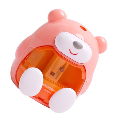 Tofficu Elektrischer Automatischer Bleistiftspitzer Cartoon Bär Design Bunter Anspitzer Schnell Sicher für Schule Büro Zuhause Geeignet Zufällige Farbe Tofficu Elektrischer Automatischer Bleistiftspitzer Cartoon Bär Design Bunter Anspitzer Schnell Sicher für Schule Büro Zuhause Geeignet Zufällige Farbe von Tofficu
