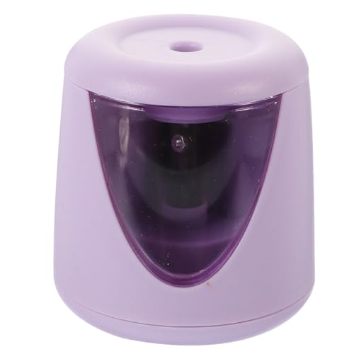 Tofficu Elektrischer Automatischer Bleistiftspitzer Tragbarer Verschleißfester Anspitzer Edelstahl Geeignet für Dicke Buntstifte Ergonomisch Sicher für Schule und Zuhause Geschenkidee von Tofficu