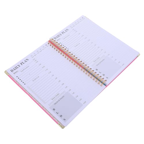 Tofficu Englisches Haushaltsbuch Notizblock täglich spiralförmiges Notizbuch regiert Notizbücher für spiralbindung ästhetisches notizbuch Arbeitshefte spiralblock Schulbedarf Papier Rosa Tofficu Englisches Haushaltsbuch Notizblock täglich spiralförmiges Notizbuch regiert Notizbücher für spiralbindung ästhetisches notizbuch Arbeitshefte spiralblock Schulbedarf Papier Rosa von Tofficu