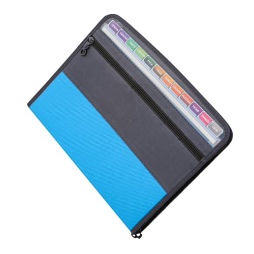 Tofficu Erweiterbare Ordnungsmappe mit Fächern Wasserdichtes Dokumentenetui für Büro Schule Zuhause Multifunktionaler Papier organizer mit Reißverschluss und Zufällige Zufällige Farbe Tofficu Erweiterbare Ordnungsmappe mit Fächern Wasserdichtes Dokumentenetui für Büro Schule Zuhause Multifunktionaler Papier organizer mit Reißverschluss und Zufällige Zufällige Farbe von Tofficu