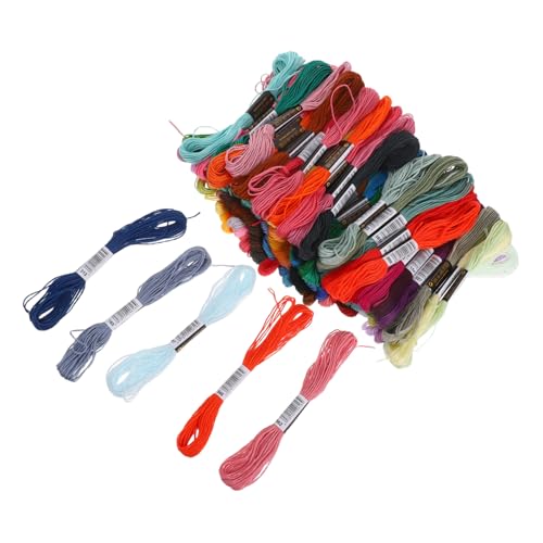 Tofficu Farben Stickgarn Set mit Nadeln Fadebeständige Kreuzstich Fäden für DIY Basteln Armbandherstellung Vielseitig für Anfänger und Profi Handarbeiten Tofficu Farben Stickgarn Set mit Nadeln Fadebeständige Kreuzstich Fäden für DIY Basteln Armbandherstellung Vielseitig für Anfänger und Profi Handarbeiten von Tofficu