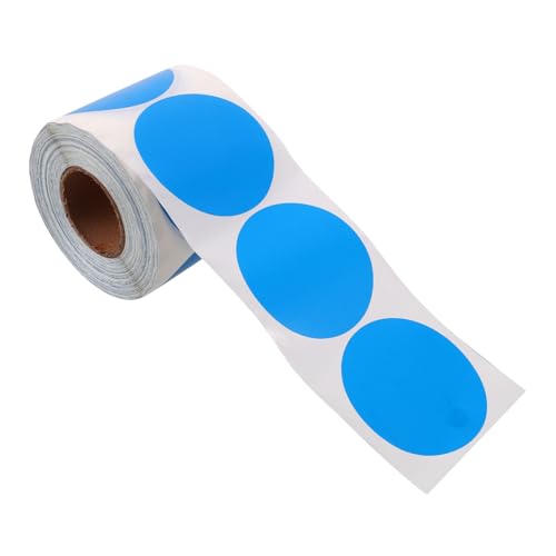 Tofficu Farbenfrohe Runde Aufkleber Selbstklebend Bunte Etikettenpapier für Geschenkverpackungen Büro Schule Vielseitige Markierungs Organisationssticker von Tofficu