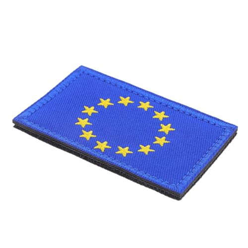 Tofficu Flaggenzubehör Der Europäischen Union Gestickte Aufnäher Gestickte Flagge Patches Bügeln Auf Flecken Für Kleidung Dekorativer Flaggenaufnäher Eu -flaggendekor Hutflecken Blue Nylon von Tofficu