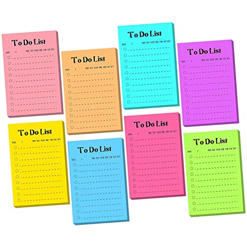 Tofficu Fluoreszierende Multifunktions Notizaufkleber mit Starker Haftung Tragbare Memo Pads für Büro Schule und Zuhause Selbstklebend Abreißbar Vielseitig Einsetzbar zur Planung und Tofficu Fluoreszierende Multifunktions Notizaufkleber mit Starker Haftung Tragbare Memo Pads für Büro Schule und Zuhause Selbstklebend Abreißbar Vielseitig Einsetzbar zur Planung und von Tofficu