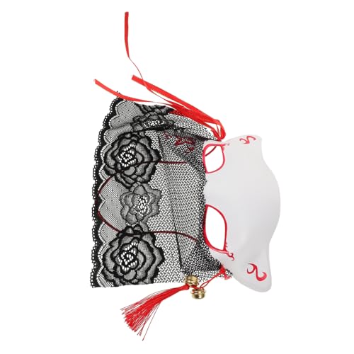 Tofficu Fuchsmaske, Anziehmaske, Fuchs-cosplay-maske, Bemalte Fuchsmaske Für Halloween-maskerade von Tofficu