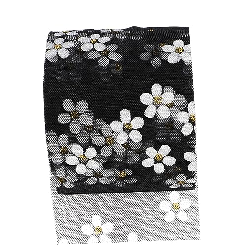 Tofficu Gazeband Selber Machen Schwarzes Band Stoff Mesh-band Für Hochzeitsfeiern Band Umwickeln Mini Bänder Für Blumen- Schier Klein Haarband Nähen Schleife Spitzenband Black Tofficu Gazeband Selber Machen Schwarzes Band Stoff Mesh-band Für Hochzeitsfeiern Band Umwickeln Mini Bänder Für Blumen- Schier Klein Haarband Nähen Schleife Spitzenband Black von Tofficu