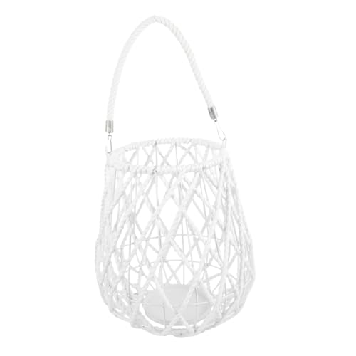 Tofficu Geflochtene Windlampe Laterne Kerzenhalter Jahrgang Votiv- Geformt Stand Kerzenlampe Teelichter Weiden Ornamente Für Wohnzimmer Tischleuchter-Ornament Baumwollfaden Weiß Tofficu Geflochtene Windlampe Laterne Kerzenhalter Jahrgang Votiv- Geformt Stand Kerzenlampe Teelichter Weiden Ornamente Für Wohnzimmer Tischleuchter-Ornament Baumwollfaden Weiß von Tofficu