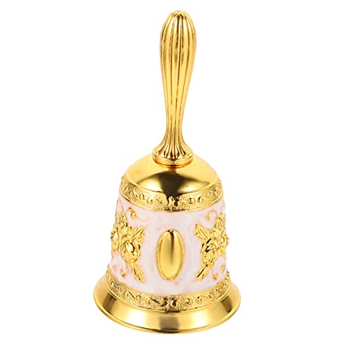 Tofficu Geschirrglocke Aus Zinklegierung Retro Schellenglocke Restaurantglocke Abendessenglocke Restaurant Serviceglocke Alte Dekorative Barglocke Servierglocke Serverglocke von Tofficu