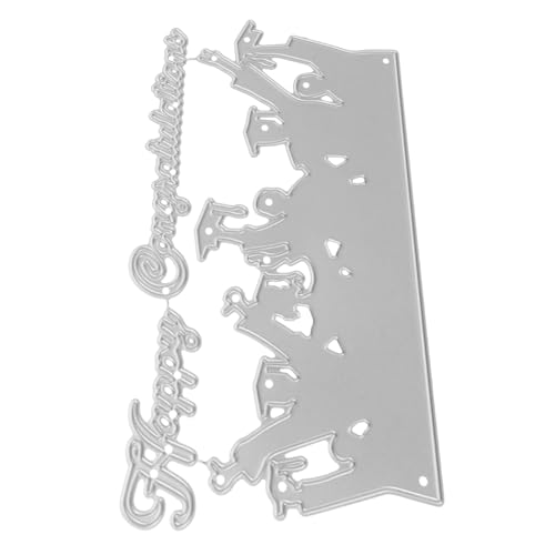 Tofficu Graduation DIY Stanzschablone aus Carbonstahl Präzise Stanzform für Scrapbooking Kartenherstellung Partydekoration Langlebig und Handschonend Silberfarben Tofficu Graduation DIY Stanzschablone aus Carbonstahl Präzise Stanzform für Scrapbooking Kartenherstellung Partydekoration Langlebig und Handschonend Silberfarben von Tofficu