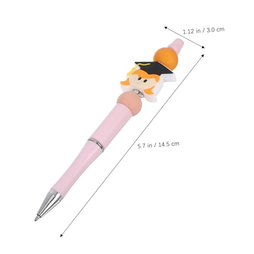 Tofficu Graduation Kugelschreiber mit Perlendekor Schwarzer Öltintenstift Glattes Schreiben Eleganter Abschlusskappen Clip für Schüler und Pflegekräfte für Büro und Schule Tofficu Graduation Kugelschreiber mit Perlendekor Schwarzer Öltintenstift Glattes Schreiben Eleganter Abschlusskappen Clip für Schüler und Pflegekräfte für Büro und Schule von Tofficu
