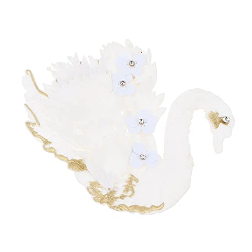 Tofficu Großer Gestickter Schwan mit Blumen Applikation zum Aufnähen Langlebiger Bügelpatch für Kleidung Diy Handwerksdeko Geeignet für Verschiedene Stoffmaterialien und Anlässe Tofficu Großer Gestickter Schwan mit Blumen Applikation zum Aufnähen Langlebiger Bügelpatch für Kleidung Diy Handwerksdeko Geeignet für Verschiedene Stoffmaterialien und Anlässe von Tofficu