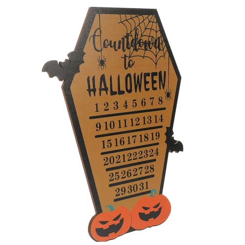 Tofficu Halloween Countdown Adventskalender aus Stabilem mit Süß-gotischem Kürbis-geist Design Dekorativer Halloween Tisch Wanddeko Sicher und Langlebig für Festliche Atmosphäre Tofficu Halloween Countdown Adventskalender aus Stabilem mit Süß-gotischem Kürbis-geist Design Dekorativer Halloween Tisch Wanddeko Sicher und Langlebig für Festliche Atmosphäre von Tofficu