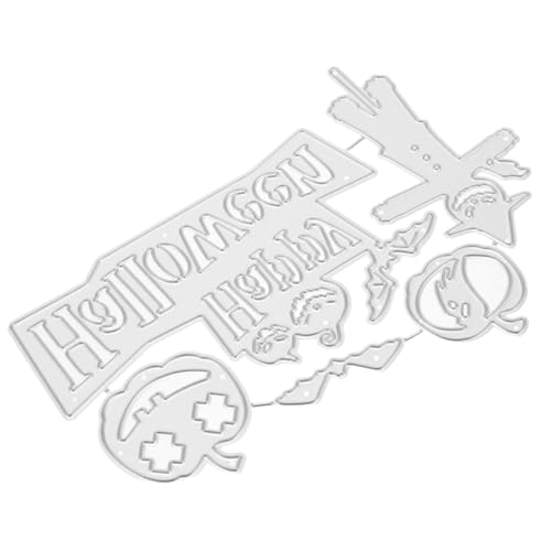 Tofficu Halloween-Party sterben Cutter Stanzformen Stanzschablonen Schnitte Prägeschablonen halloween basteln halloween decorations Schneideform DIY stirbt schimmel Kohlenstoffstahl Silver Tofficu Halloween-Party sterben Cutter Stanzformen Stanzschablonen Schnitte Prägeschablonen halloween basteln halloween decorations Schneideform DIY stirbt schimmel Kohlenstoffstahl Silver von Tofficu
