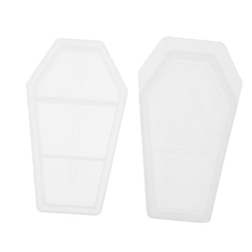 Tofficu Halloween Silikonform Sarg Aufbewahrungsbox Gießform Schmuckkasten DIY Epoxidharz Silikonform Kreative Bastelform für Zuhause von Tofficu