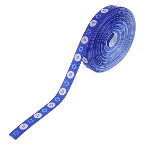 Tofficu Hanukkah Dekoratives Geschenkband Breit Satinband für DIY Haaraccessoires Geschenkverpackung Partydeko und Bastelprojekte Tofficu Hanukkah Dekoratives Geschenkband Breit Satinband für DIY Haaraccessoires Geschenkverpackung Partydeko und Bastelprojekte von Tofficu