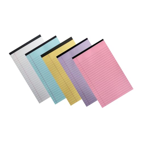 Tofficu Haushalts planer Notizblock Liniert Farbige Notizzettel Praktische Büro Reise organizer Multifunktionales Schreibzubehör für Effiziente Planung von Tofficu