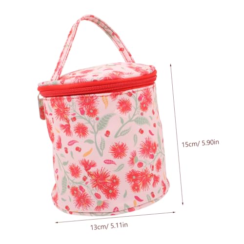 Tofficu Hochwertige Häkeltasche Rot mit Reißverschluss Leichter Doppellagiger Strickprojekt organizer Tragbare Aufbewahrungstasche für Garn und Stricknadeln Robust und Praktisch für Tofficu Hochwertige Häkeltasche Rot mit Reißverschluss Leichter Doppellagiger Strickprojekt organizer Tragbare Aufbewahrungstasche für Garn und Stricknadeln Robust und Praktisch für von Tofficu