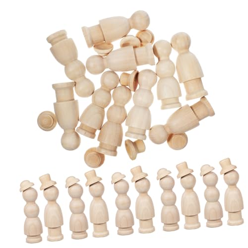 Tofficu Hölzerne kleine Mannspielzeug Körper Leute pfeifen Anbindung Kleinkinder unbemaltte Peg -Puppen Menschen Figur unbemalte Figur Mini-Personenfiguren Menschen basteln Beige Tofficu Hölzerne kleine Mannspielzeug Körper Leute pfeifen Anbindung Kleinkinder unbemaltte Peg -Puppen Menschen Figur unbemalte Figur Mini-Personenfiguren Menschen basteln Beige von Tofficu