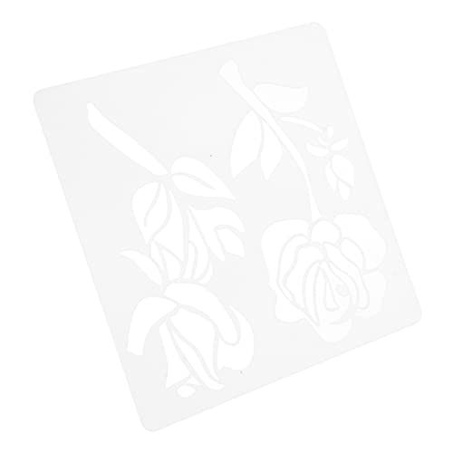 Tofficu Hohle Sprühblumenschablone Malschablonen für Wände Natur-Schablonen Schablonenmalerei Und ausmalbilder malerzubehör Malvorlagen selber machen Blumenmalerei das Haustier von Tofficu