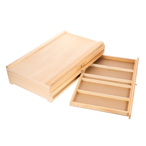 Tofficu Holz Pinselhalter mit Mehreren Fächern Praktischer Schreibtisch Organizer für Künstler Lehrer und Studenten Hochwertiger Pinsel und Stifte Storage Container Holz Tofficu Holz Pinselhalter mit Mehreren Fächern Praktischer Schreibtisch Organizer für Künstler Lehrer und Studenten Hochwertiger Pinsel und Stifte Storage Container Holz von Tofficu