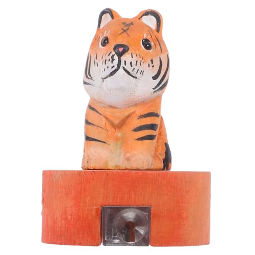 Tofficu Holz-bleistiftanspitzer Tigerform für Handgefertigter Manueller Anspitzer Präzises Schärfen Niedliches Tiger-design Tragbar für Schule Zuhause Klassenzimmer und Unterwegs Tofficu Holz-bleistiftanspitzer Tigerform für Handgefertigter Manueller Anspitzer Präzises Schärfen Niedliches Tiger-design Tragbar für Schule Zuhause Klassenzimmer und Unterwegs von Tofficu