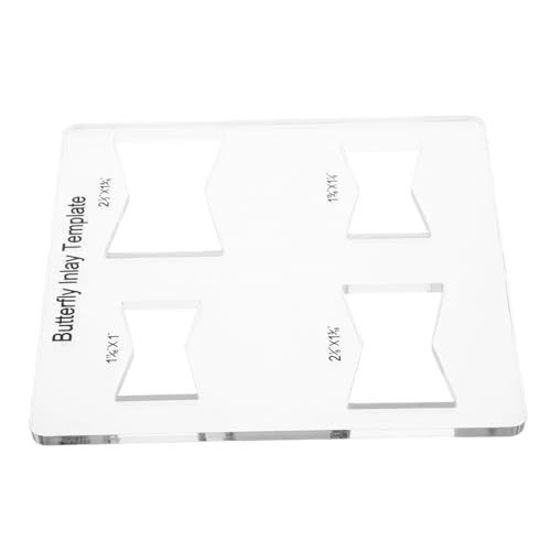 Tofficu Holzbearbeitungswerkzeuge Holzbearbeitungsvorlagen Für Oberfräsen Einlegeschablonen Für Holz Oberfräsenschablonen Für Die Holzbearbeitung Frässchablonen Für Holz Acryl Transparent von Tofficu