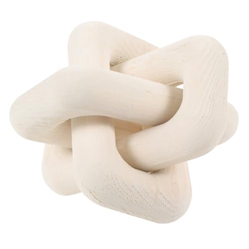 Tofficu Holzketten dekoration aus Natürlichem Holz mit Drei Ringen Handgefertigtes Holzknüpf ornament für Büro Wohnzimmertisch Neutrale Wohnraumdeko Kompakte Glatte Oberfläche Rustikaler Tofficu Holzketten dekoration aus Natürlichem Holz mit Drei Ringen Handgefertigtes Holzknüpf ornament für Büro Wohnzimmertisch Neutrale Wohnraumdeko Kompakte Glatte Oberfläche Rustikaler von Tofficu