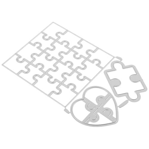 Tofficu Jigsaw sterben handarbeit prägung Stanzformen Mini Kreis Papierstanzungen Ziegel Vor Metallschneidemaden Zubehör basteln Scrapbooking-Formen Schneidwerkzeug Kohlenstoffstahl Silver Tofficu Jigsaw sterben handarbeit prägung Stanzformen Mini Kreis Papierstanzungen Ziegel Vor Metallschneidemaden Zubehör basteln Scrapbooking-Formen Schneidwerkzeug Kohlenstoffstahl Silver von Tofficu