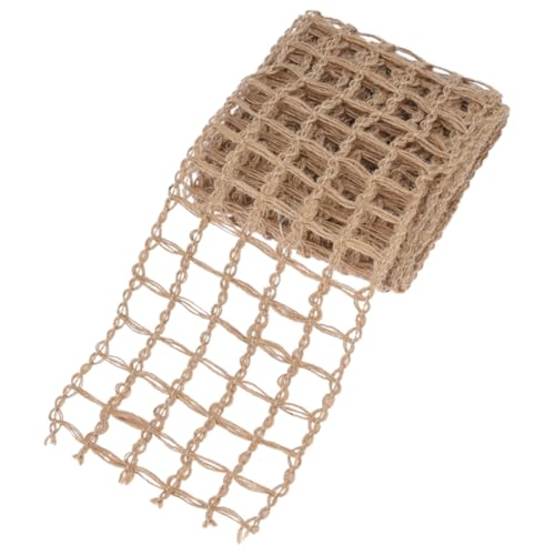 Tofficu Juteband Vintage mit Quadratischem Lochmuster Dekoratives Geschenkband mit Draht Formbares Bastelband für Geschenkverpackung DIY Deko für Party Hochzeit Garten Tofficu Juteband Vintage mit Quadratischem Lochmuster Dekoratives Geschenkband mit Draht Formbares Bastelband für Geschenkverpackung DIY Deko für Party Hochzeit Garten von Tofficu