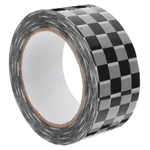 Tofficu Klebeband Schwarz Weißes Karomuster 1 Rolle Verpackungsband für Pakete Extra Starkes Selbstklebendes Versandband für Umzug Tofficu Klebeband Schwarz Weißes Karomuster 1 Rolle Verpackungsband für Pakete Extra Starkes Selbstklebendes Versandband für Umzug von Tofficu