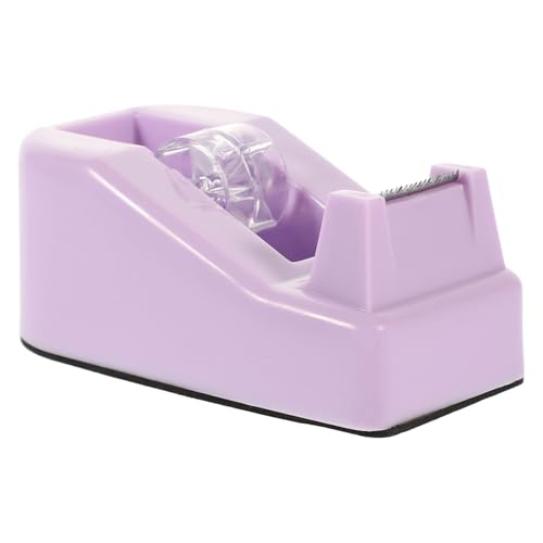 Tofficu Kleberoller Desktop Tape Dispenser Robust Praktischer Schreibtischabroller Farbiger Paketklebebandabroller für Büro Schule und Bastelprojekte von Tofficu