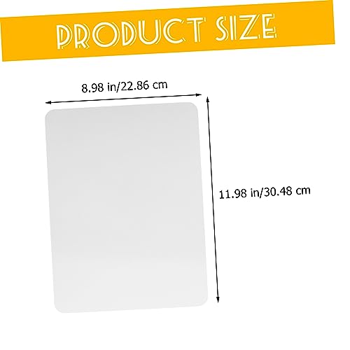 Tofficu Kleines Tragbares Dry Erase Whiteboard Doppelseitiges Abwischbares Schreib und Zeichenbrett Leichtes Multifunktionales Whiteboard für Schule und Zuhause von Tofficu
