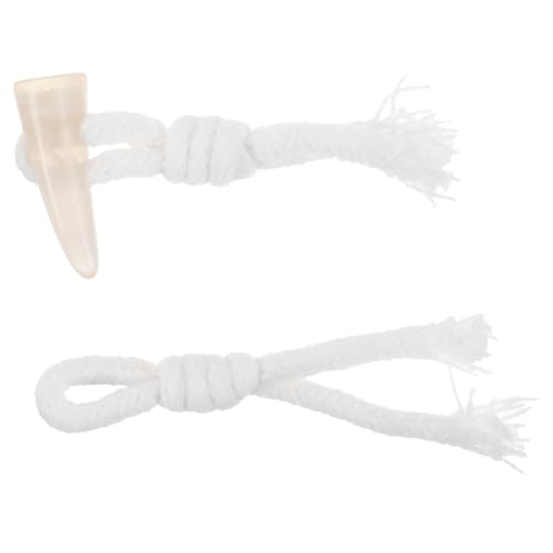 Tofficu Knebelknöpfe Horn mit Seil für Damenpullover Mantelverschlüsse Schmuckknöpfe für Strickjacken und Overcoats Stilvolle Robuste Knöpfe für DIY Kleidungsdekoration von Tofficu