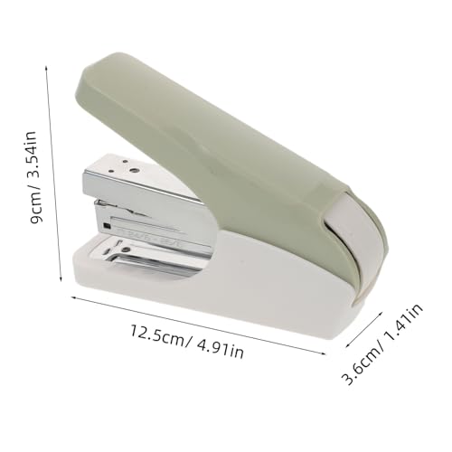 Tofficu Kompakter Single-finger Heftgerät Ergonomisch Robust Tragbar für Büro und Schule Zuverlässige Bindemaschine für Dicke Papierstapel Langlebiger Desktop Hefter für Professionelle von Tofficu