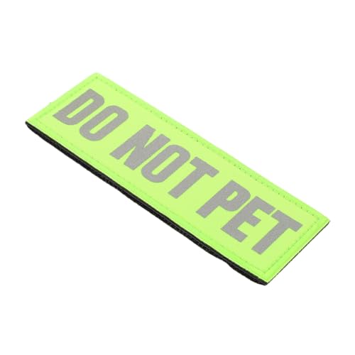 Tofficu Kragenformungspatch Arbeitshund Patch Diensthundepatches Für Die Weste Patches Für Diensthundewesten Streicheln Sie Die Flecken Nicht Reflektierende Hundemarke Light Green Nylon von Tofficu