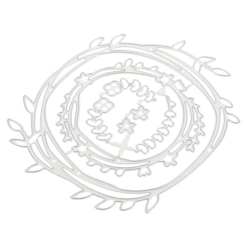 Tofficu Kranz Sterben Rahmen Stanzformen Scrapbook-stanzungen Sammelalbum Scrapbooking Stirbt Stanzform Stanzteile Aus Metall Diy Schablone Silver Kohlenstoffstahl Tofficu Kranz Sterben Rahmen Stanzformen Scrapbook-stanzungen Sammelalbum Scrapbooking Stirbt Stanzform Stanzteile Aus Metall Diy Schablone Silver Kohlenstoffstahl von Tofficu