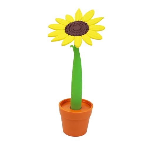 Tofficu Kreativer Sonnenblumen Kugelschreiber mit Weichem Flüssiger Tintenfluss Einzigartiges Blumentopf Design als für Lehrer Büro und Schreibtischdeko Tofficu Kreativer Sonnenblumen Kugelschreiber mit Weichem Flüssiger Tintenfluss Einzigartiges Blumentopf Design als für Lehrer Büro und Schreibtischdeko von Tofficu