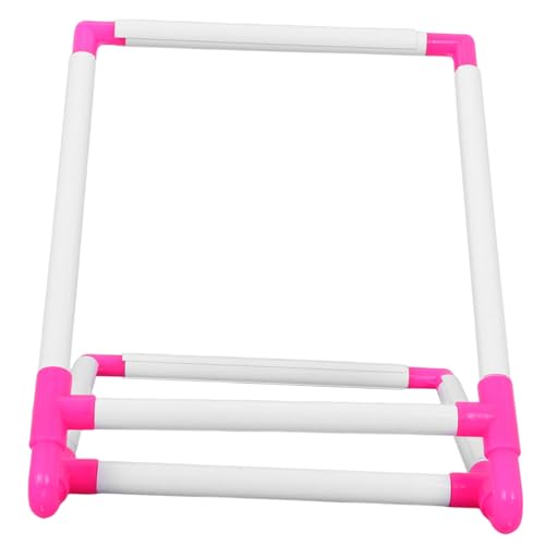 Tofficu Kreuzstich Halter PVC Verstellbarer Tischständer für Stickerei Stabiler für Freihändiges Arbeiten für Diy Projekte und Handarbeiten von Tofficu
