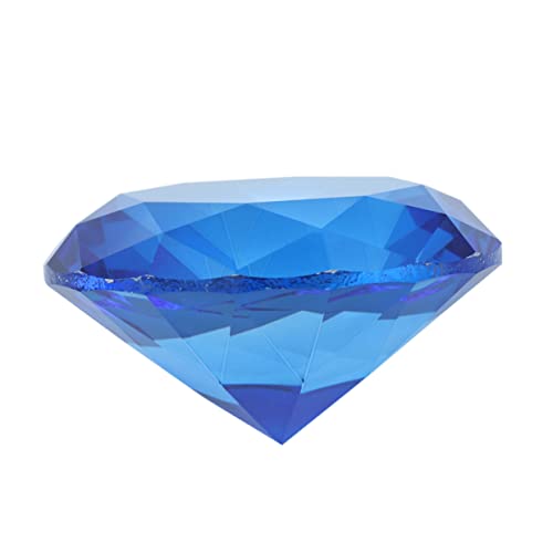Tofficu Künstliche Kristalldiamanten Dekorative Diamanten für Hochzeit Home Braut Party Blau Tischdekoration für Romantische Anlässe von Tofficu