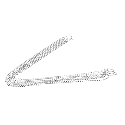 Tofficu Kugelkette Durchmesser mit Passenden Verbindungsstücken Längenverstellbar für Anwendungen Wie Schlüsselanhänger und Schmuck von Tofficu