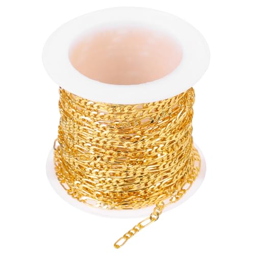 Tofficu Kupferkette DIY Schmuckkette Breit Doppelseitig Polierte Flache Gliederkette für Handgefertigte Halsketten und Bastelzubehör Tofficu Kupferkette DIY Schmuckkette Breit Doppelseitig Polierte Flache Gliederkette für Handgefertigte Halsketten und Bastelzubehör von Tofficu
